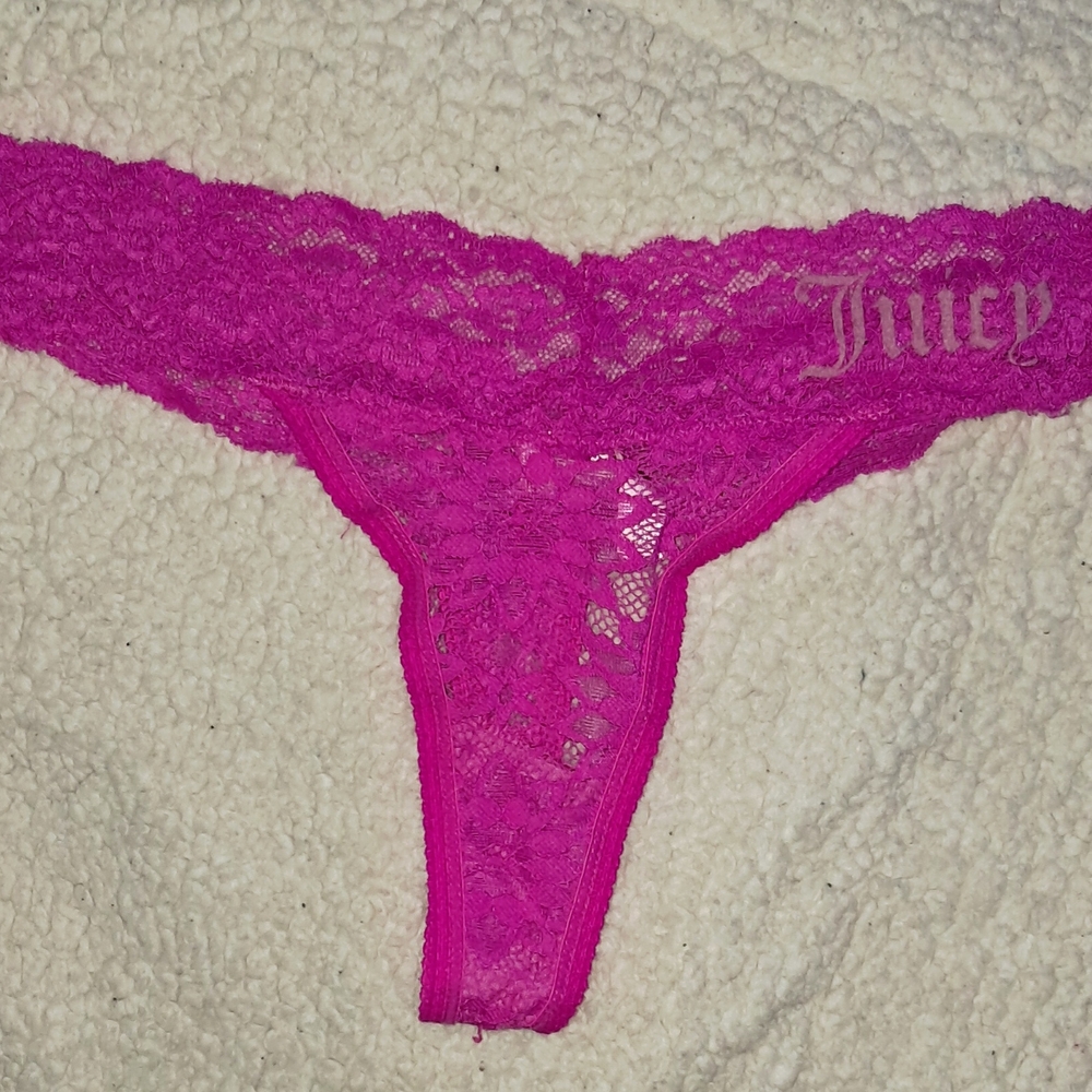 Juicy Couture Pink Lace Panties